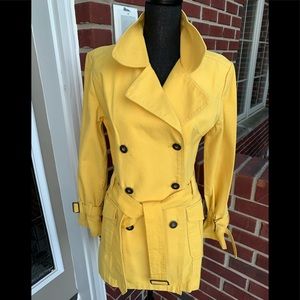 ⭐️NWT 🧥 Yellow Trench Coat
